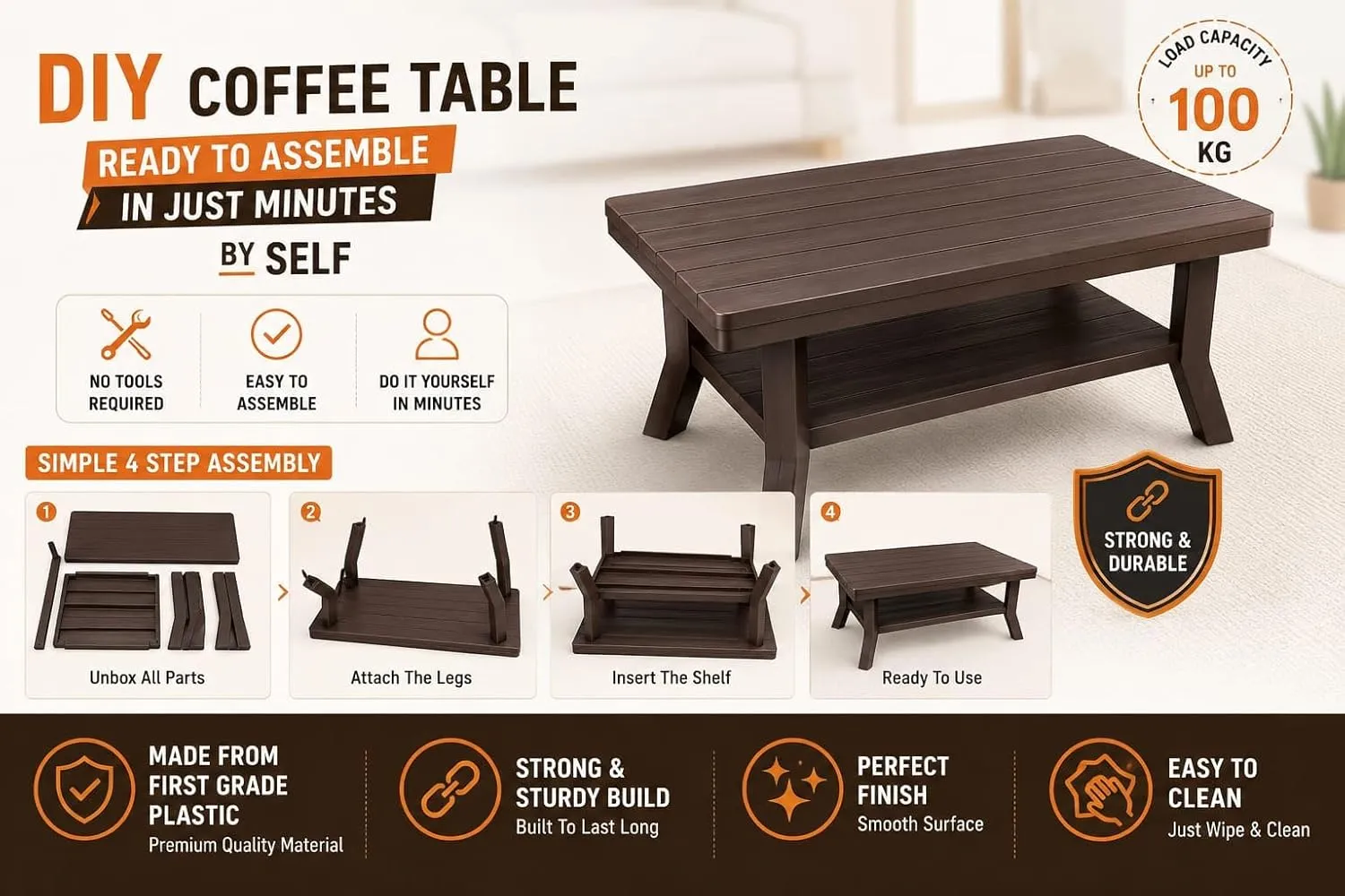 Plastic Centre Table Coffee Center Tables Desk and Decor 