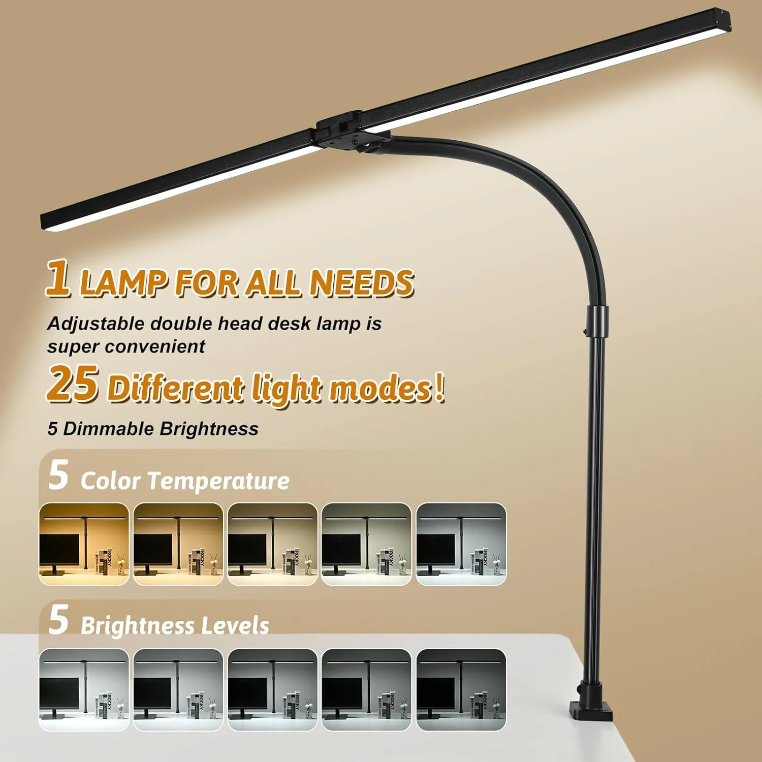 Lepro LED Desk Lamp for Office Dorm Home Desk Lamps Desk and Decor 