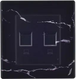 Double computer data socket