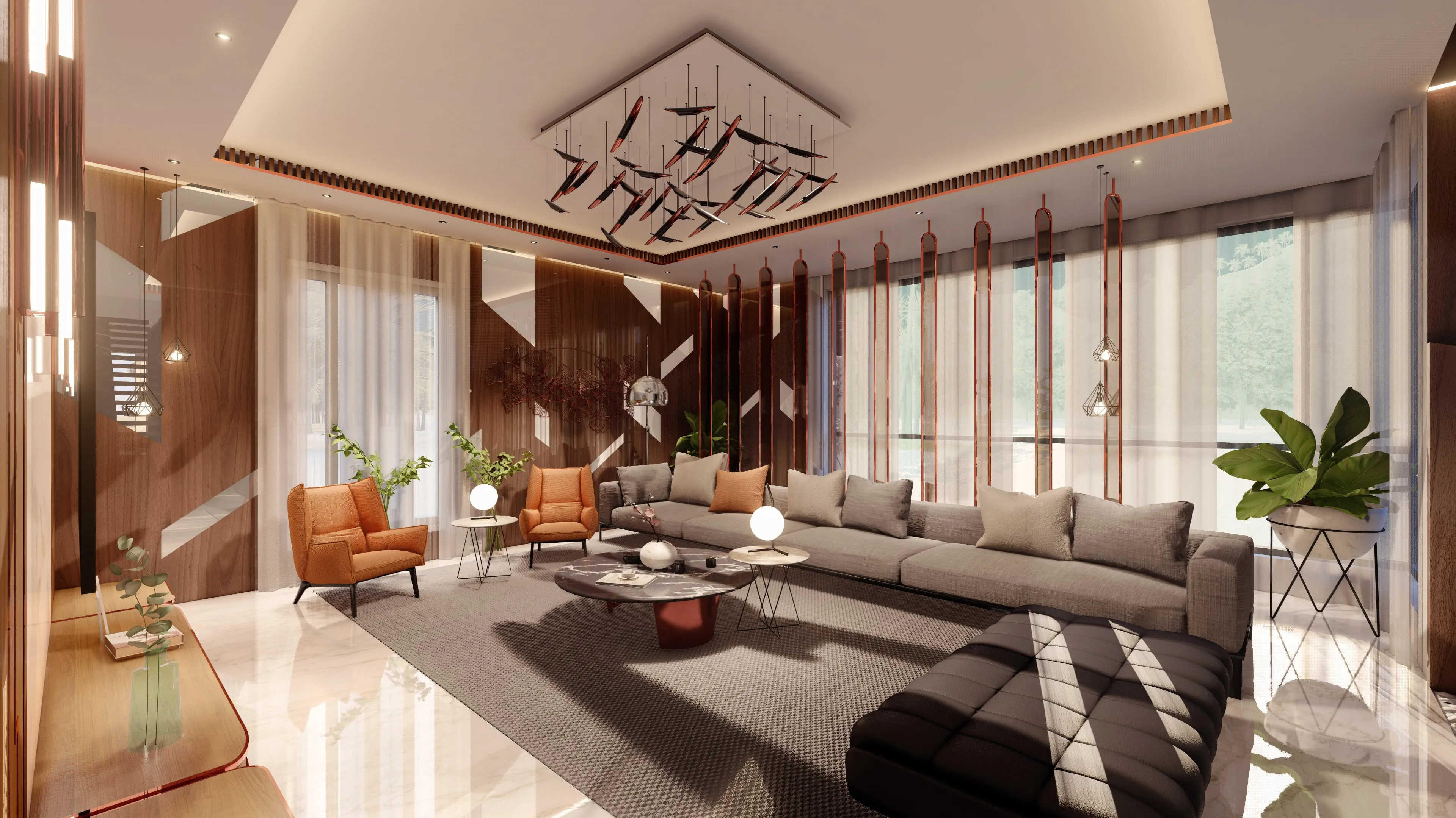 Luxury Living Room — Villa/Bungalow Lounge