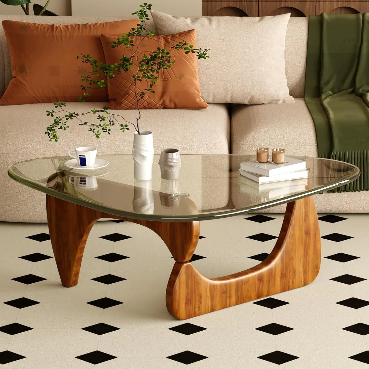 Coffee Table for Living Room Mid Century Modern Center Table