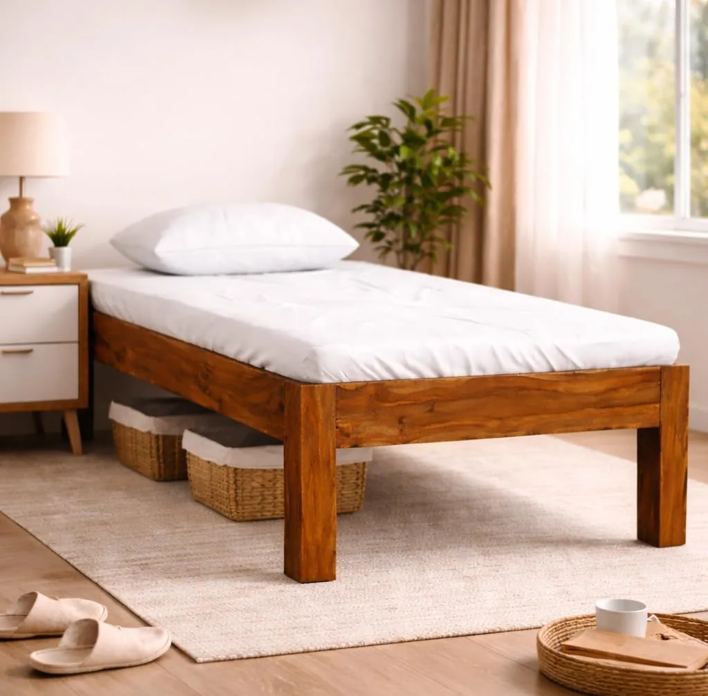 Sheesham Wood Single Bed I Sheesham Wood Single Size Bed