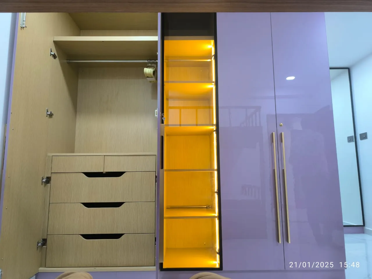 Lavender Gloss Statement Wardrobe