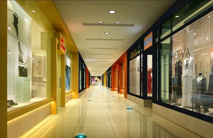 Commercial Shopping Mall Corridor / Retail Arcade Passage