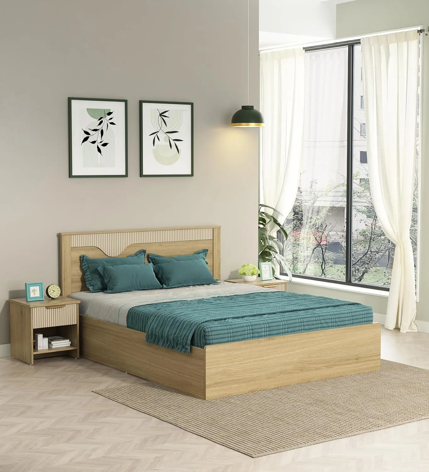 Spacewood Rivolla Bed with Beds at Desk and Decor 