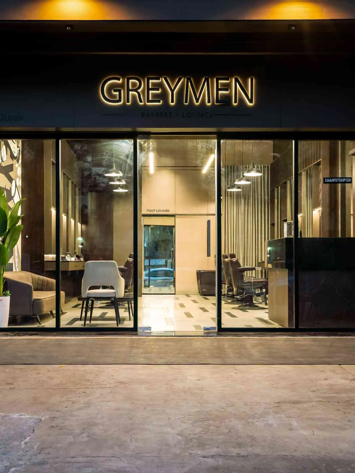Greymen Barbers & Lounge – Storefront Facade Design