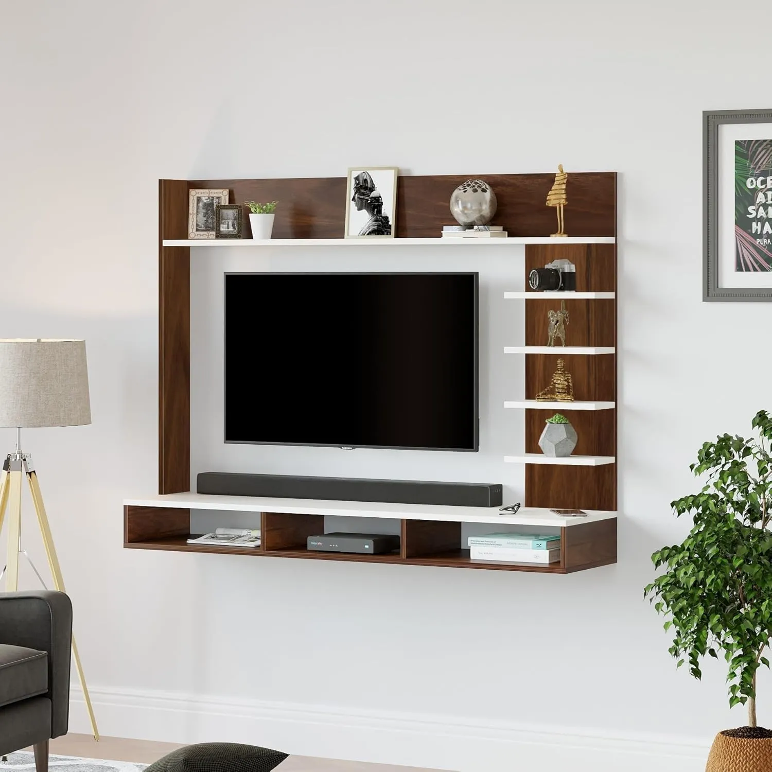 Primax Grande Standard Engineering Wood Wall Mount TV
