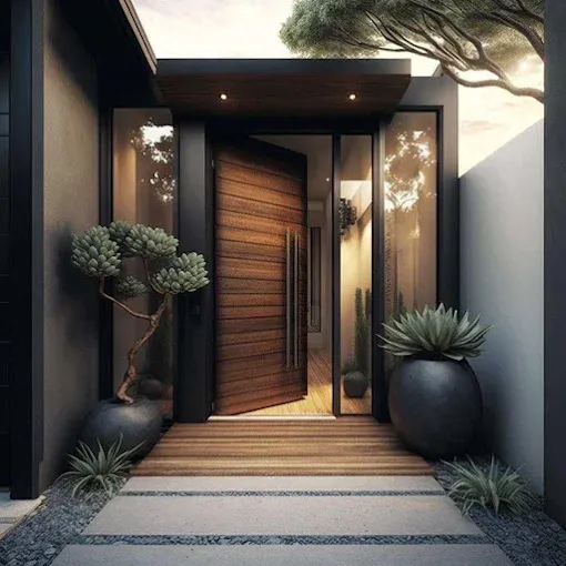 modern luxury main entrance door