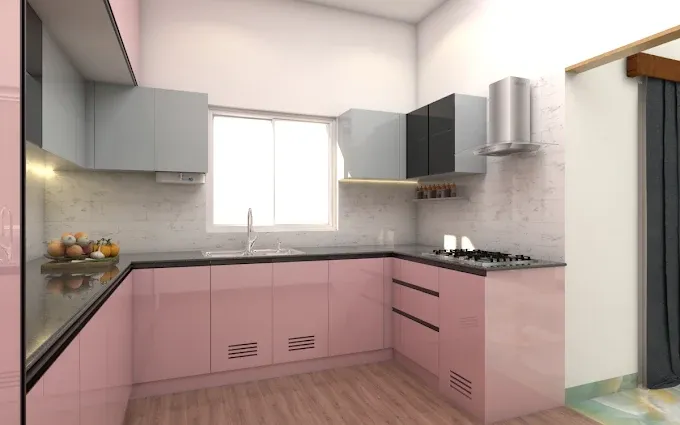 Modern Modular Kitchen Layout