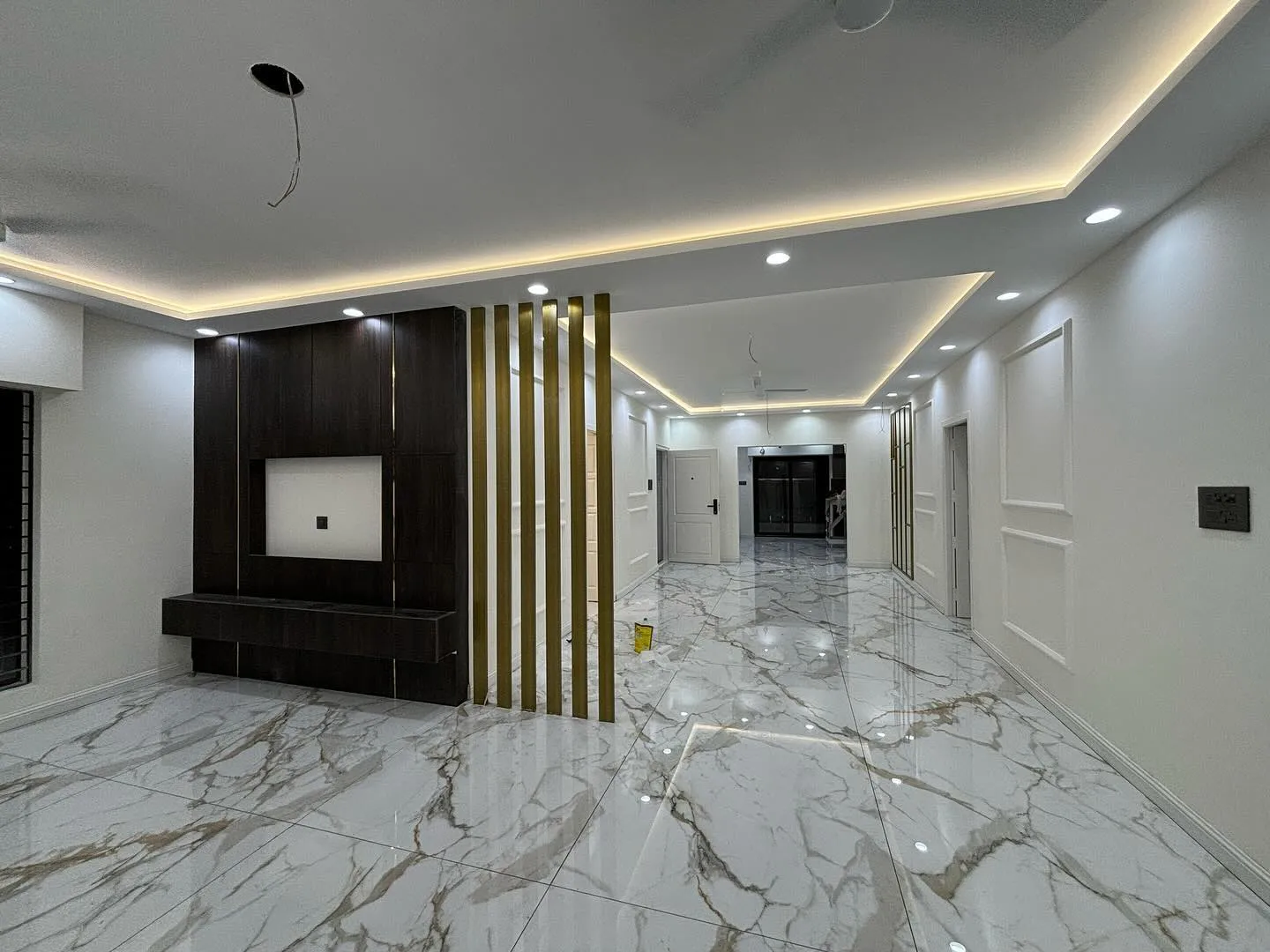 Living room  with  TV Unit | TV Units Interior Design by Desk & Decor