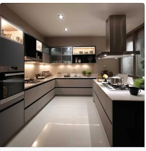 L-Shaped Modular Kitchen